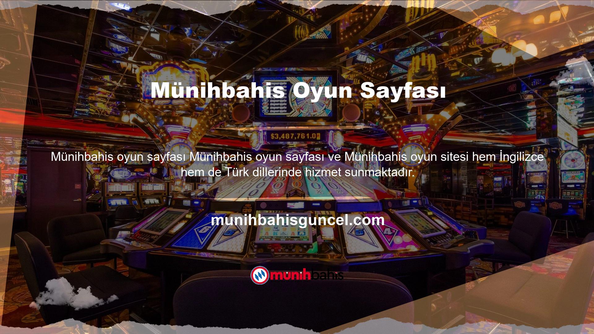 Münihbahis hizmetlerini çalıştırmak için oyun sitesinin sistemini kullanmak istedi